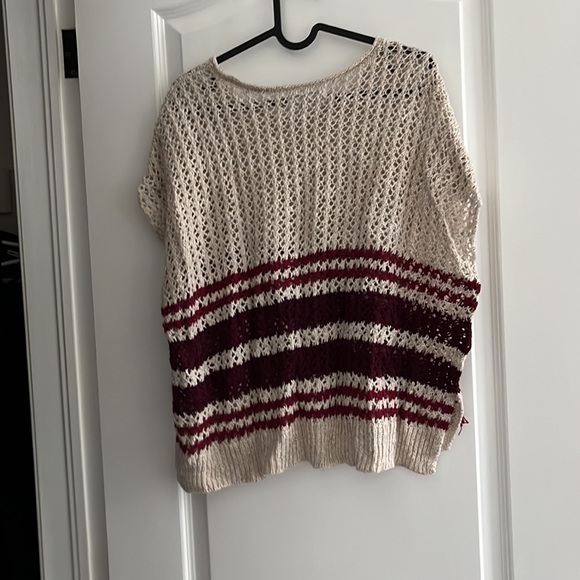 Abercrombie Kids Crochet Fringe Sweater - Picture 3 of 4